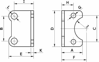 Pièces agricoles - Pièce pneumatique - Fixation sur pied