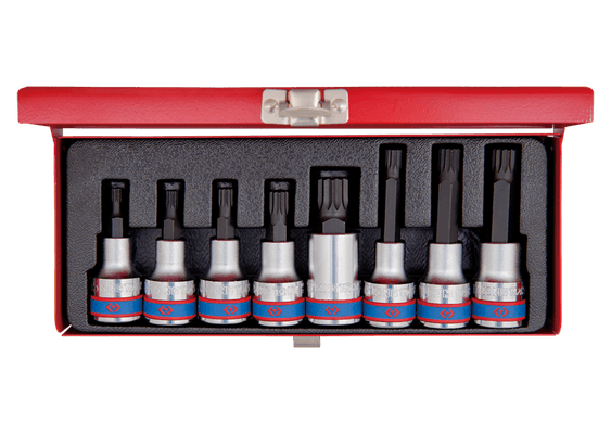 Outils - Outils divers - Coffret de douilles 1/2" Spline M5-6-8-10-16