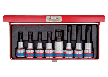 Outils - Outils divers - Coffret de douilles 1/2" Spline M5-6-8-10-16