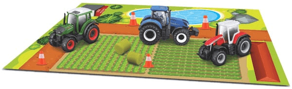 Loisirs - Jouets - Ensemble de jeu New Holland mini-machines de travail ferme