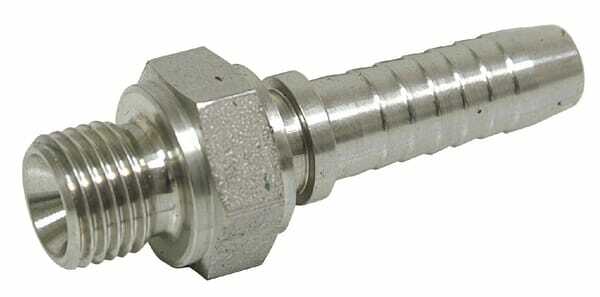 Pièces agricoles - Hydraulique - Raccord à sertir DN13-1/2-BSP inox