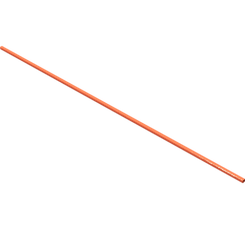 Pièces agricoles - Pièce divers - tube carré f. herse 3956mm -peint-