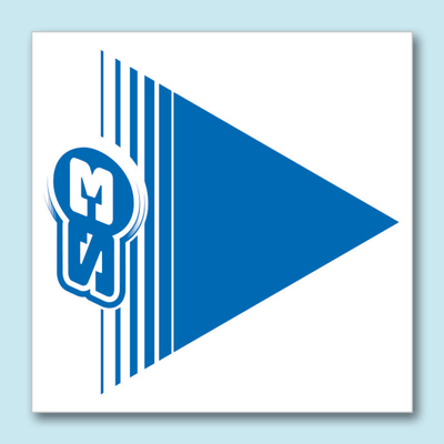 Pièces Quad & Motos - Transport - Garage - Paddock - Flèches de signalisation S3 bleu 50 pièces 12x12cm