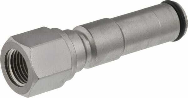 Pièces agricoles - Hydraulique - Accouplement mâle ST-247 x filetage femelle 1/4", acier inoxydable