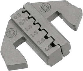 Pièces agricoles - Eclairage - Jeu de matrices de sertissage pour cosses d'extrémité de cordon isolées (petit AWG) (0,5-4 mm²)