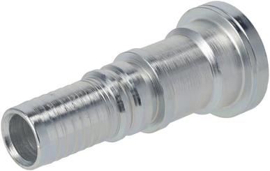 Pièces agricoles - Hydraulique - Raccord à sertir 4SH-DN25 avec bride ø47,6 mm