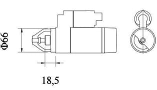 Pièces agricoles - Eclairage - Démarreur 24V 1,6kW Z8