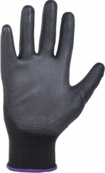 Vêtements et protections - Equipement - Gants de travail 1.001 6/XS, emballage de 3, noir, Protect by Kramp