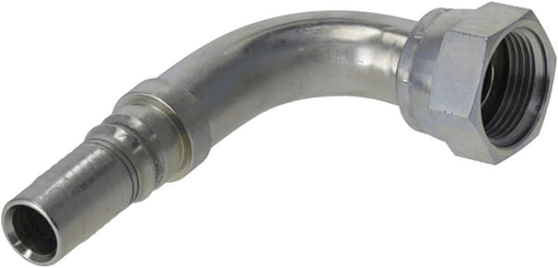 Pièces agricoles - Hydraulique - Raccord à sertir 4SH-DN20-1,3/16" ORFS-90°