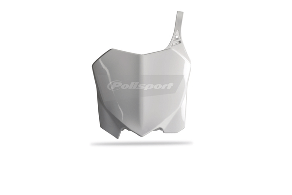 Pièces Quad & Motos - Plastiques - Plaque numéro frontale POLISPORT blanc Honda CRF250R/CRF450R