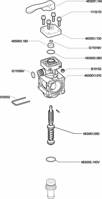 Pièces agricoles - Pièce Pulvérisateur - Vanne sectionelle calib. 13mm