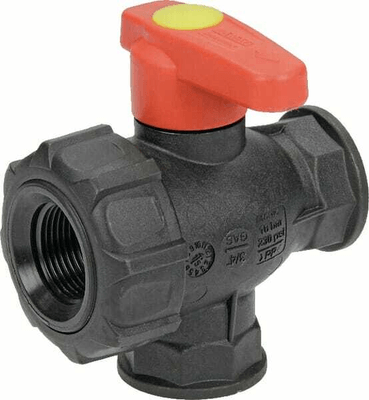 Pièces agricoles - Pièce Pulvérisateur - Vanne b.sph. 3/4" 3v., 1s.ten.