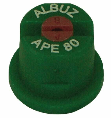 Pièces agricoles - Pièce Pulvérisateur - Buse à jet plat APE 80° vert céramique Albuz