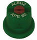 Buse à jet plat APE 80° vert céramique Albuz