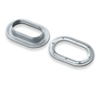 Oeillets ovales 42 x 22 mm zingués
