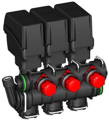 Pièces agricoles - Pièce Pulvérisateur - Kit électrovanne 3 sections, avec bypass, T5