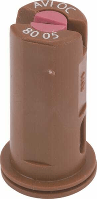 Pièces agricoles - Pièce Pulvérisateur - Buse de bordure à injection d'air AVI OC 80° 5 brun céramique Albuz ZNT