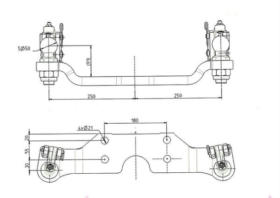 Pièces agricoles - Tracteur pièce adaptable - Direction assistée HS7439-ZL-B