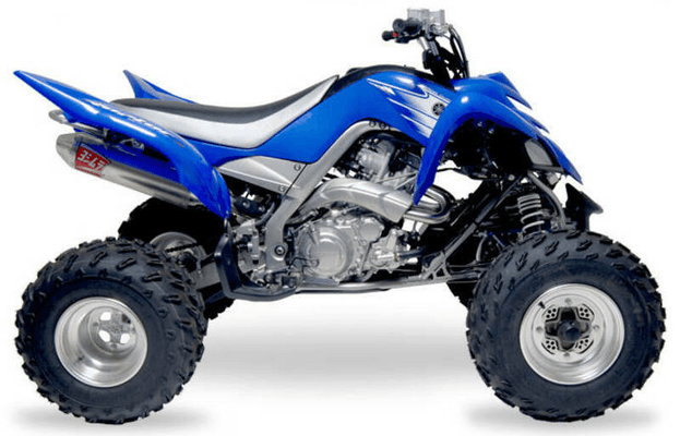 Pièces Quad & Motos - Pièces communes - SILENCIEUX YOSHIMURA USA RS2 INOX CASQUETTE ACIER YAMAHA YFM 700-R