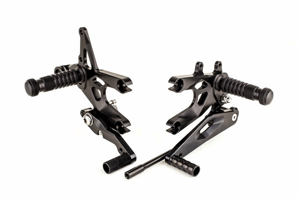 Pièces Quad & Motos - Equipement véhicule - Commandes reculées GILLES FXR noir Aprilia