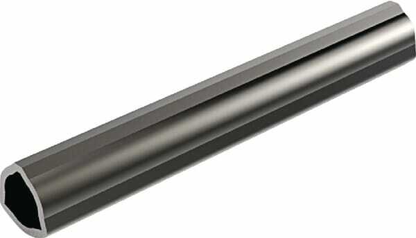 Pièces agricoles - Transmission - Tube profilé triangulaire AB2 Ø ext. : 36x3,2 mm L : 3 m Weasler