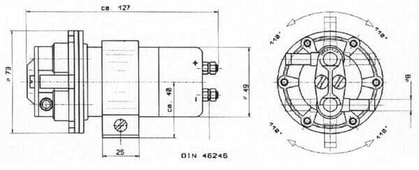 Pièces agricoles - Tracteur pièce adaptable - Pompe d'alimentation électrique 2,1 L/min 12V
