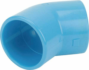 Pièces agricoles - Pièce pneumatique - coude F/F 63mm 45° Prevost