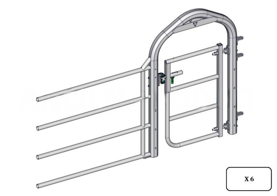 Accessoires et options matériel  - Matériel d'élevage - autre - PACK DE 6 AVANTS EX4 LARGE AVEC PORTILLON