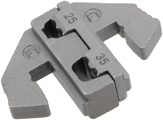 Pièces agricoles - Eclairage - Jeu de matrices de sertissage pour cosses d'extrémité de cordon isolées (large AWG) (25-35 mm²)
