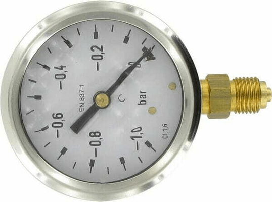 Pièces agricoles - Hydraulique - Jauge a vide ronde 63 -1-0.