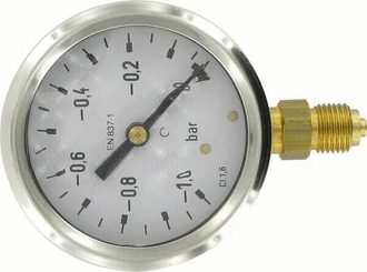 Pièces agricoles - Hydraulique - Jauge a vide ronde 63 -1-0.