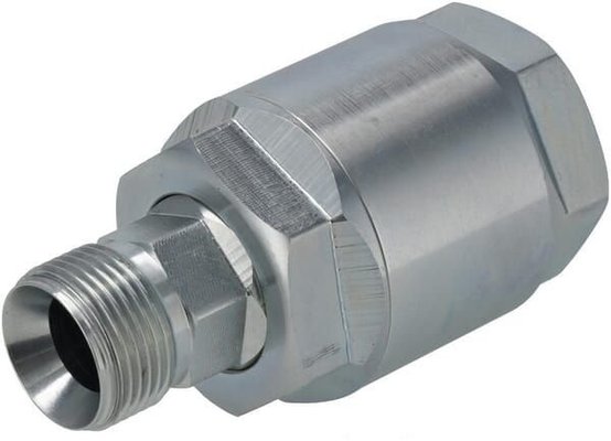 Pièces agricoles - Hydraulique - Raccord pivotant M 1-1/16 JIC x M 3/4 BSP