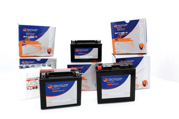 Pièces Quad & Motos - Electrique - Batterie TECNIUM sans entretien avec pack acide - BT14B-BS