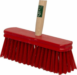 Pièces agricoles - Cloture,Jardin & Sylviculture - Balai 30cm FSC PVC rouge manc.