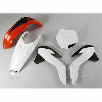 Pièces Quad & Motos - Plastiques - Kit plastique UFO origine (2017) orange/blanc/noir KTM SX85