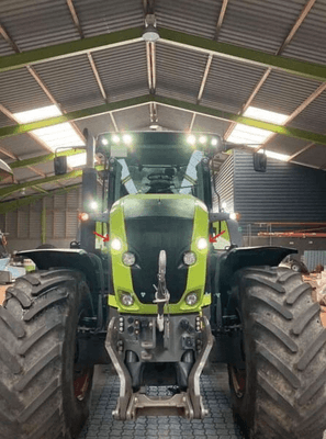 Pièces agricoles - Eclairage - Phare de travail LED, 40W, 4000lm, rond, 10/30V, Ø 90mm, prise H11/Deutsch, faisceau spot, 4 LED, Kramp