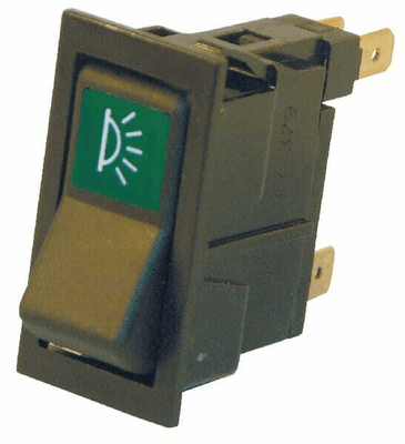 Pièces agricoles - Eclairage - Interrupteur à bascule, 0-I, marche-arrêt, 4 broches, éclairage intérieur