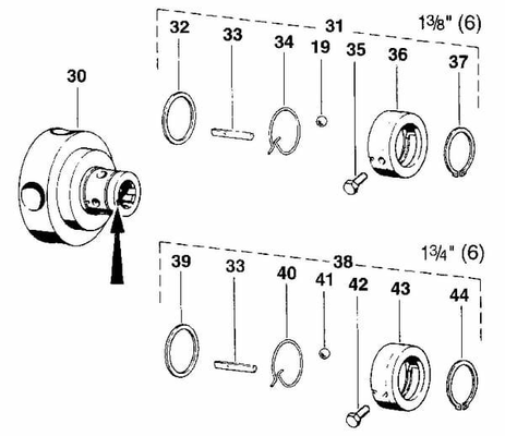 Pièces agricoles - Transmission - Joint P. K64/1