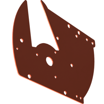 Pièces agricoles - Pièce divers - plaque de bride peinte