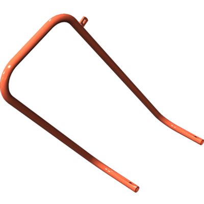 Pièces agricoles - Pièce divers - garde-corps soudé à gauche -peint-