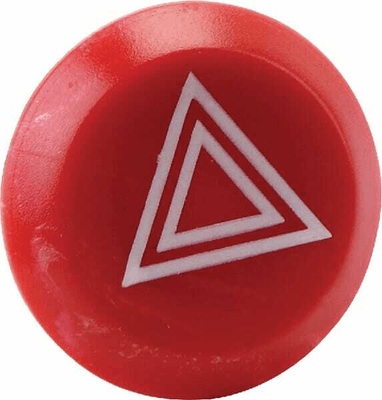 Pièces agricoles - Eclairage - Symbole, feux de détresse, rond, rouge