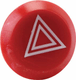 Symbole, feux de détresse, rond, rouge