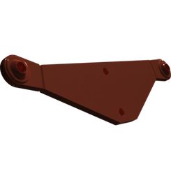 Pièces agricoles - Pièce divers - attelage inférieur peint