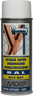 Chimie - Chimie divers - RAL 9010 spray acr. Blanc pur