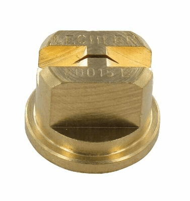 Pièces agricoles - Pièce Pulvérisateur - Buse à jet plat ES 80° 015 dorée laiton Lechler