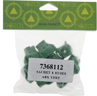Pièces agricoles - Pièce Pulvérisateur - Jeu de buses à jet plat (8 pcs) ABX 80° 015 vert