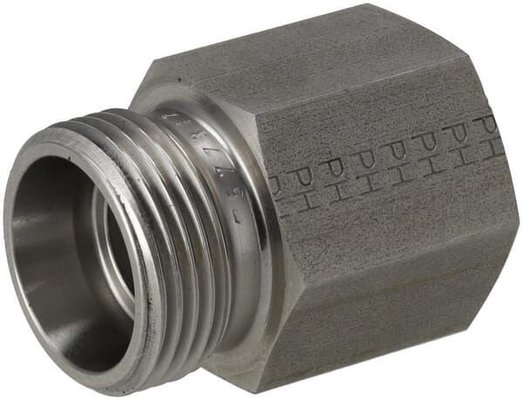Pièces agricoles - Hydraulique - Raccord à filetage femelle 15L x 3/8" BSP SS