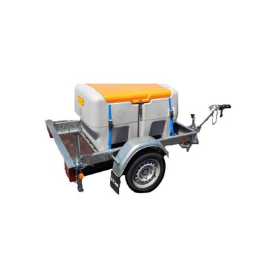 Materiels - Cuve, citerne - Easy Mobil 440 Standard avec pompe Cematic 3000 12 V et capot, sur remorque routière