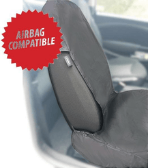 Pièces agricoles - Pièce divers - Housse de siège, conducteur, noir, appui-tête séparé, compatible airbag, convient à Ford Ranger