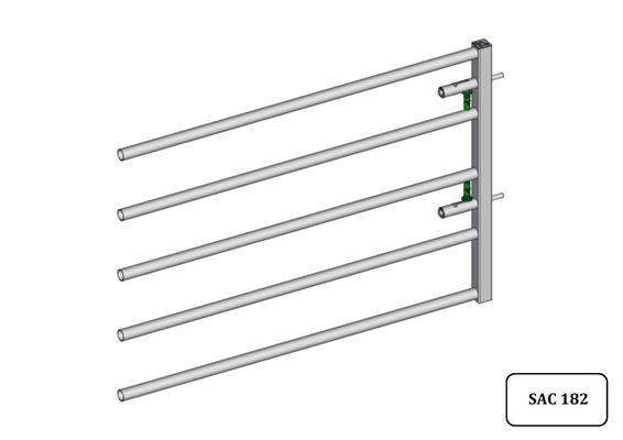 Materiels - Cage de contention - PACK DE 12 AVANTS DE PORTE AUTOLOCK EX5 L.1.65M